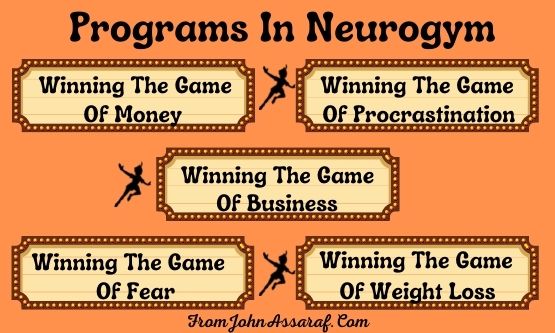 Neurogym From John Assaraf To Help You Succeed At Finances, Procrastination, Business, Fear, Weight Loss